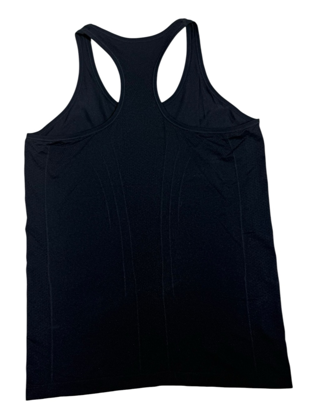 NWT Spanx Look At Me Now Seamless Tank Top L Black 50194R Activewear Racerback - Picture 3 of 8